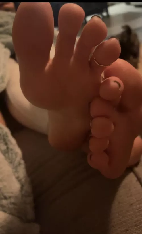 How would you like my feet in your face during a movie?