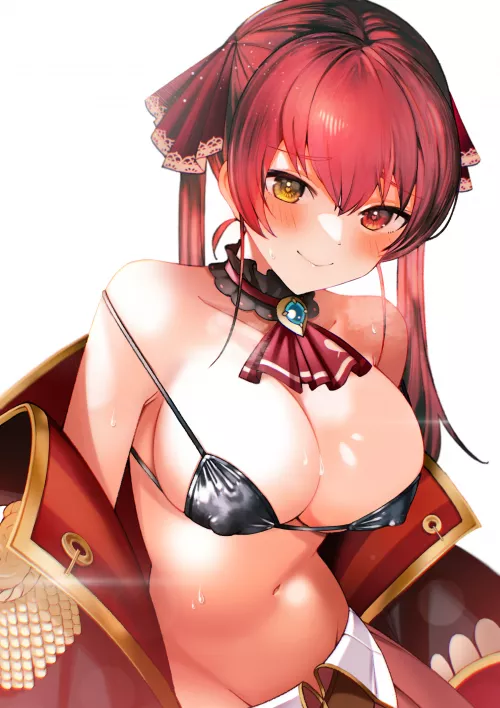 How's my new bikini?~ [Marine, Hololive]