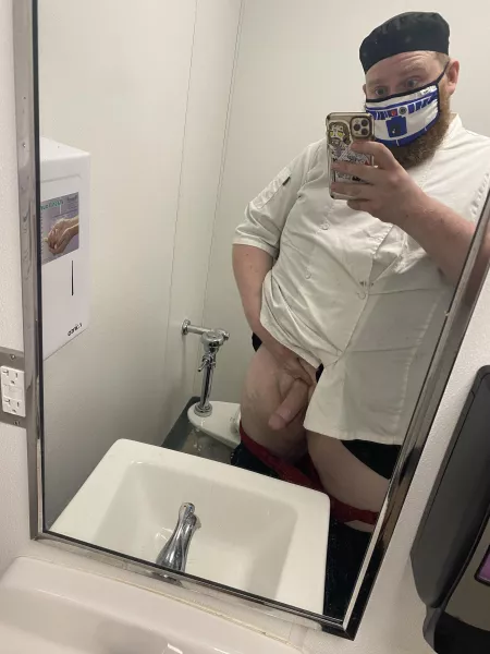 “How’s the sausage looking chef?” “How’s the sausage looking chef?”