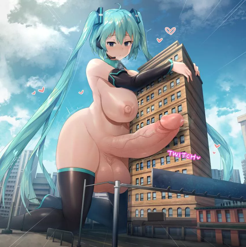 Hatsune Miku Futanari