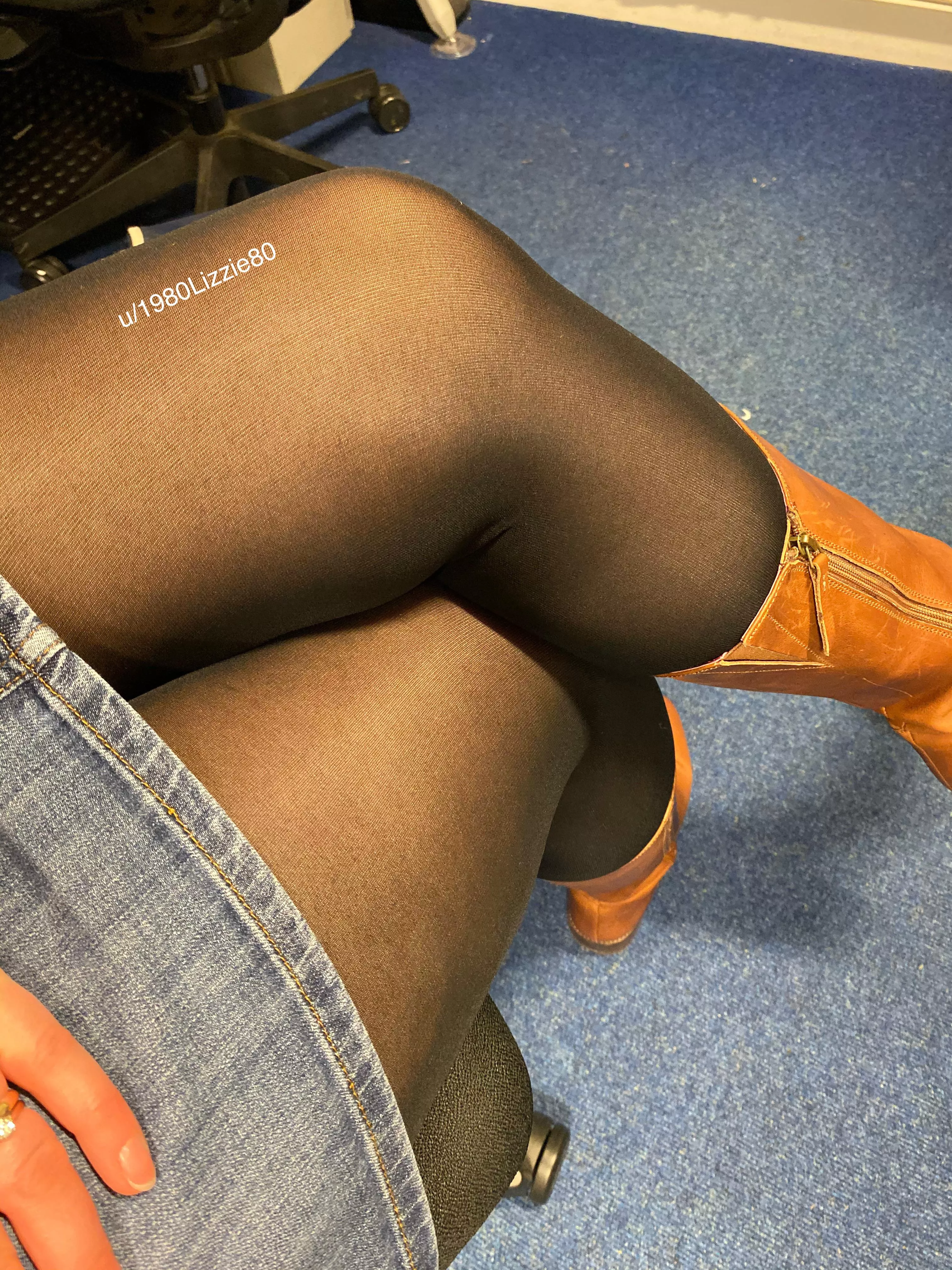 I always feel sexy in my tights and boots
