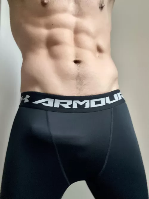 I always get hard when I put on my compression shorts, who can relate?