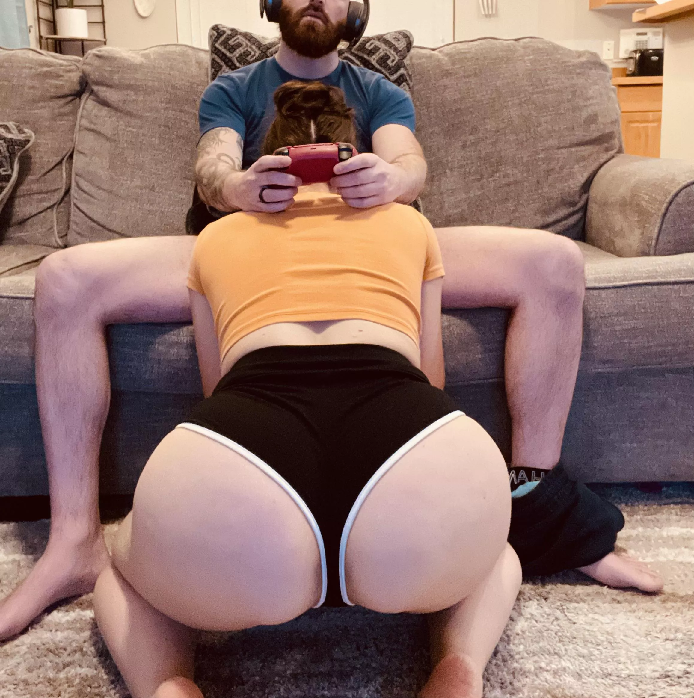 I always give him some encouragement while he games