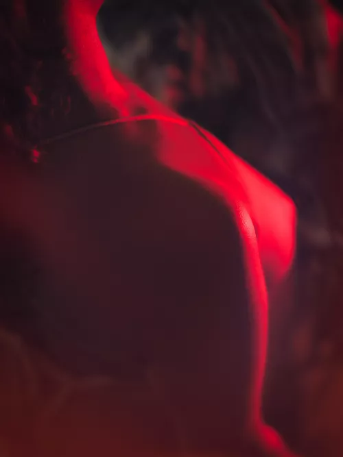 I am all tied up in rope in Japanese Shibari bondage way…[f]