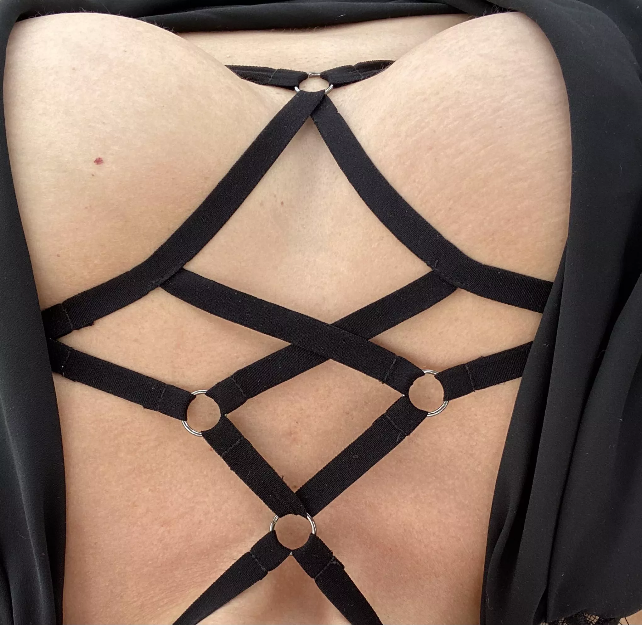 I am loving this harness and the artistic view. (F) I am loving this harness and the artistic view. (F)