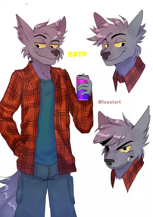 i am new here and am practicing. this is my first OC. he is ESTP (by me @leeetart)