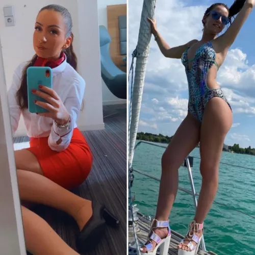 I am not sure if those are the right type of shoes to wear on a boat 🇸🇰