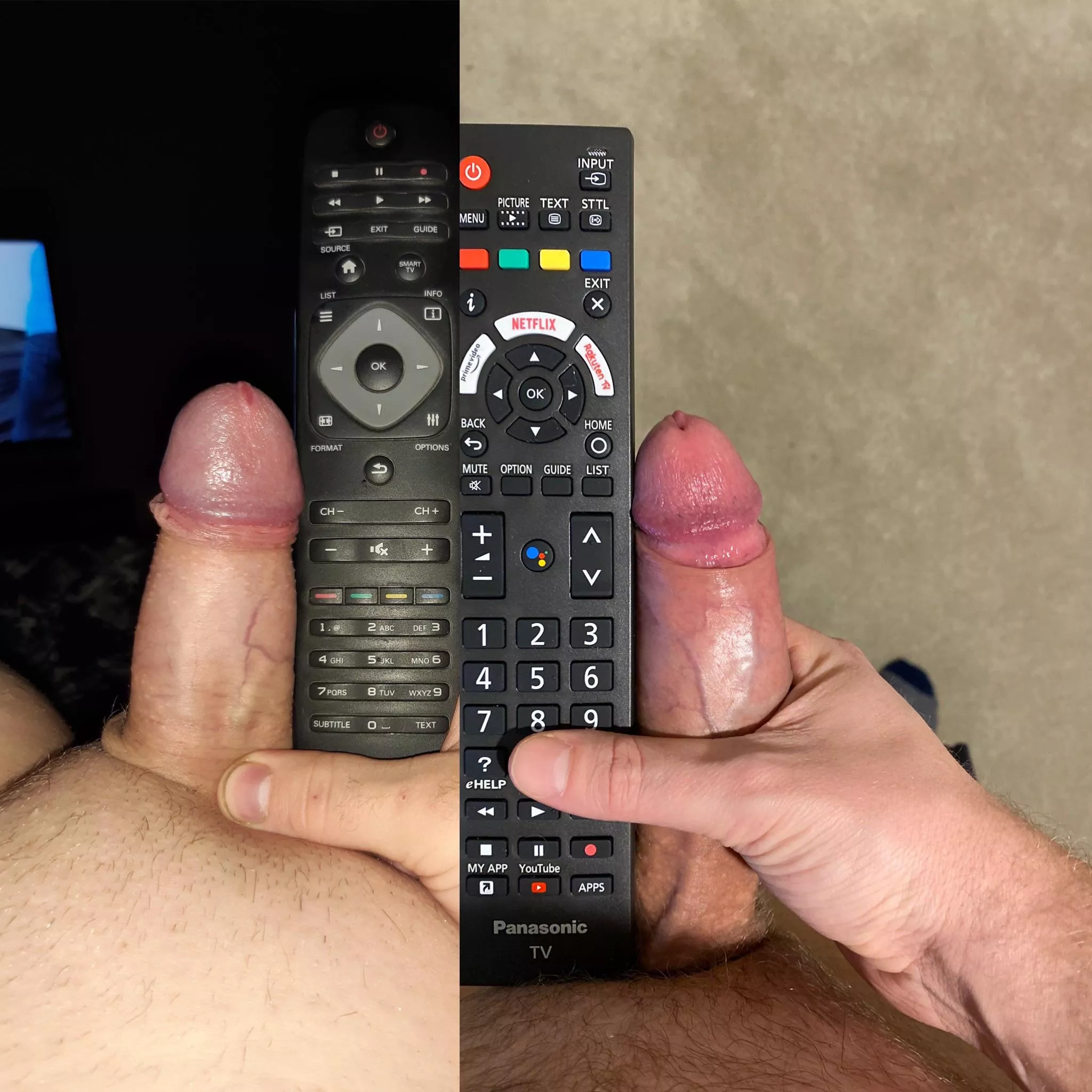 I Apologise for my small dick ( im the left one)