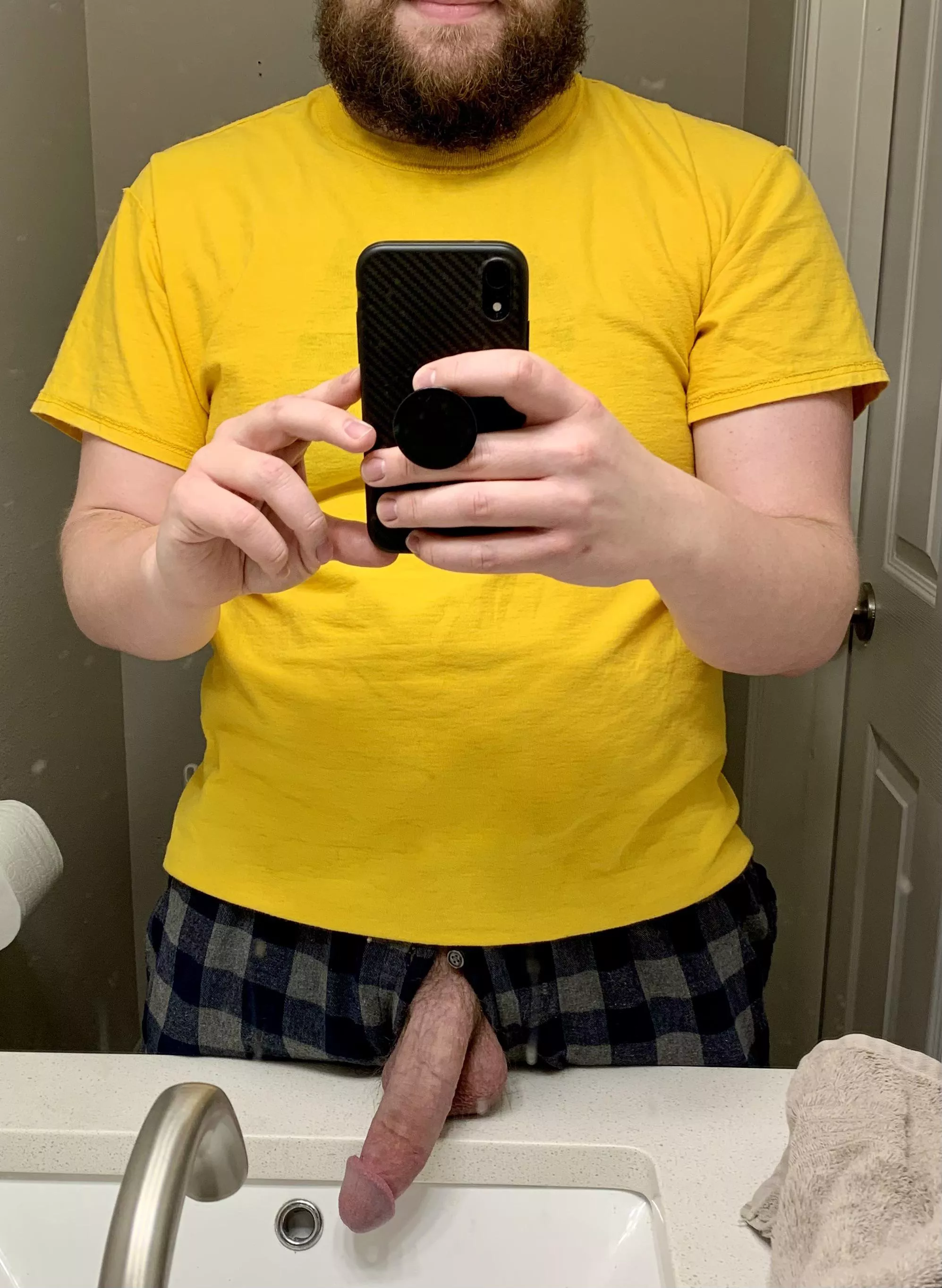 I apologize for the dirty mirror.