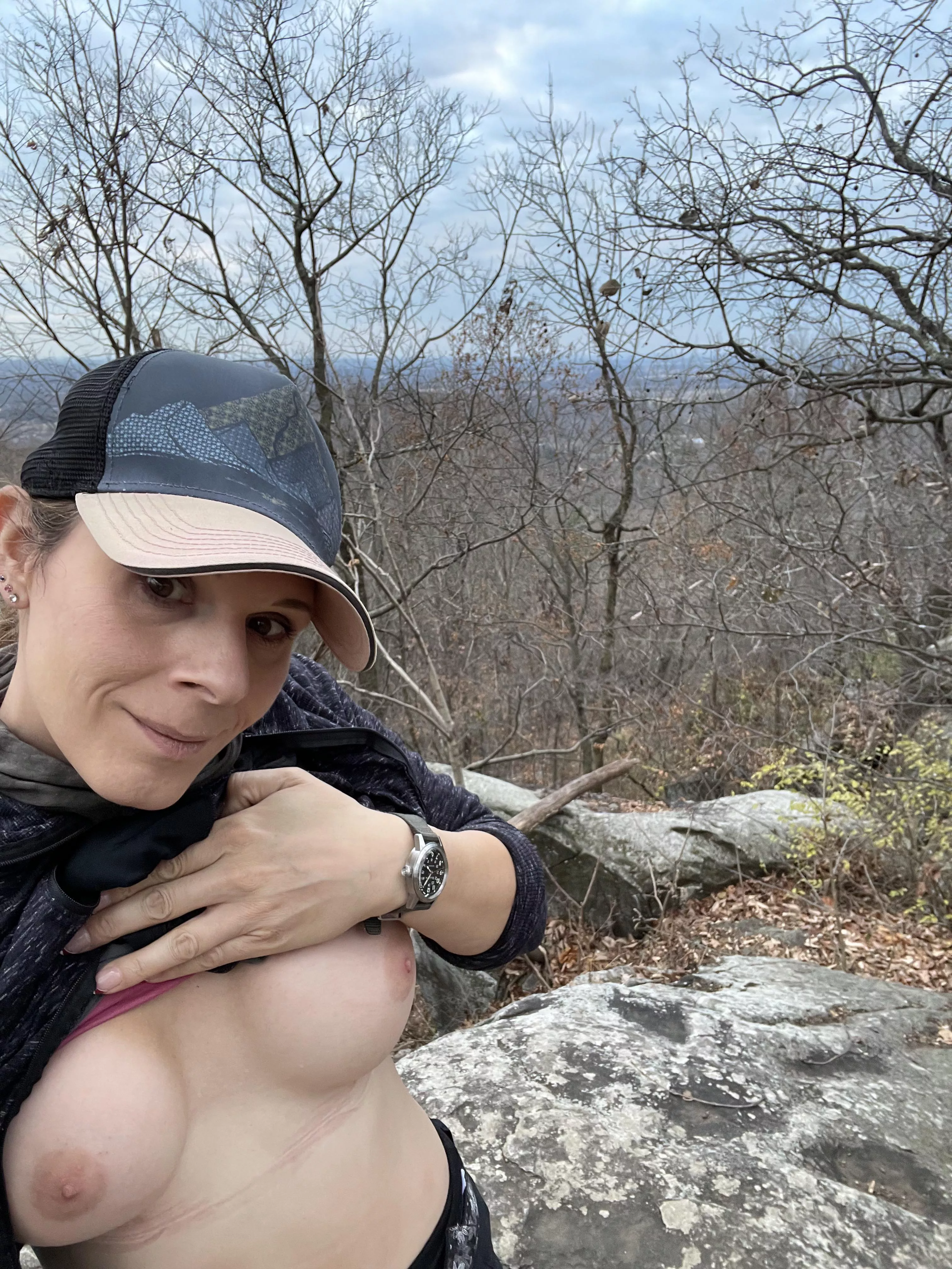 I can never go out for a hike without showing off the best parts of my body [40][F]