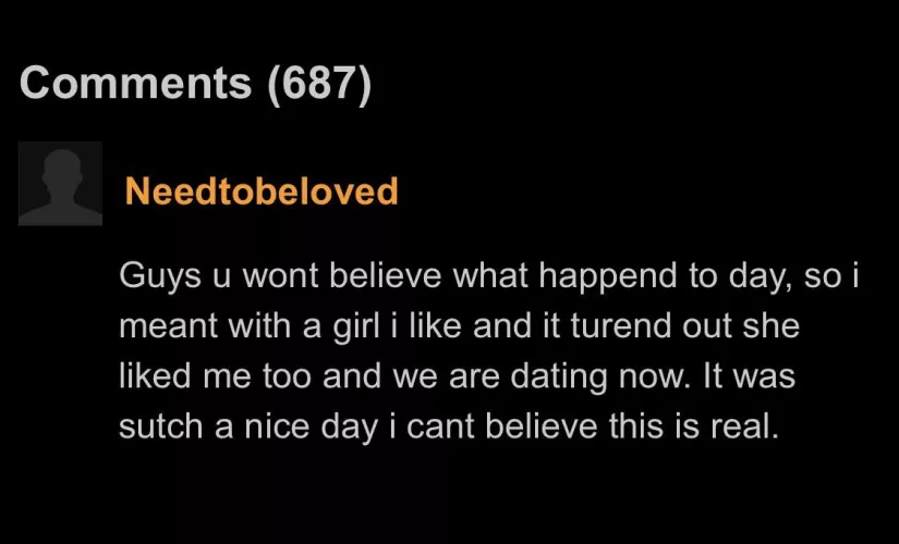 I can rest easy now that this man has won
