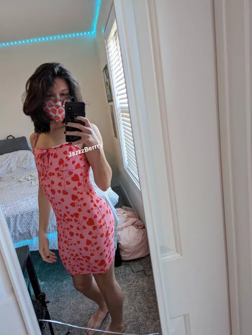 I can wear the valentine's day dress a Lil early can't I?