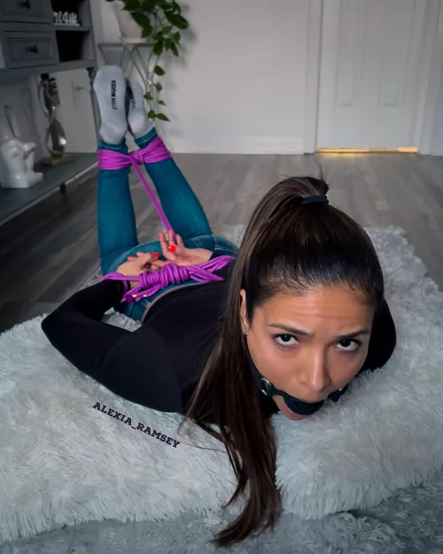 “I can’t believe all this time we were talking all you wanted to do was tie me up and have your way😳”