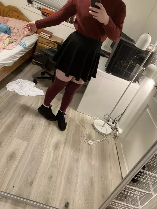 I can’t decide, is this outfit a thing? I can’t decide, is this outfit a thing?