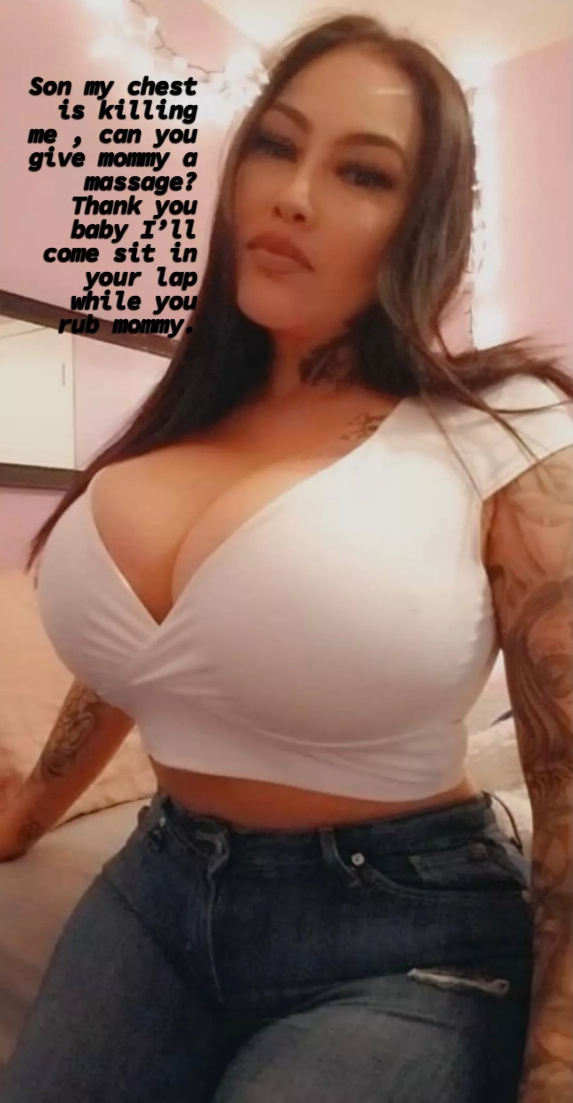 I can’t stop staring at mommy. I’m gonna fuck her eventually .