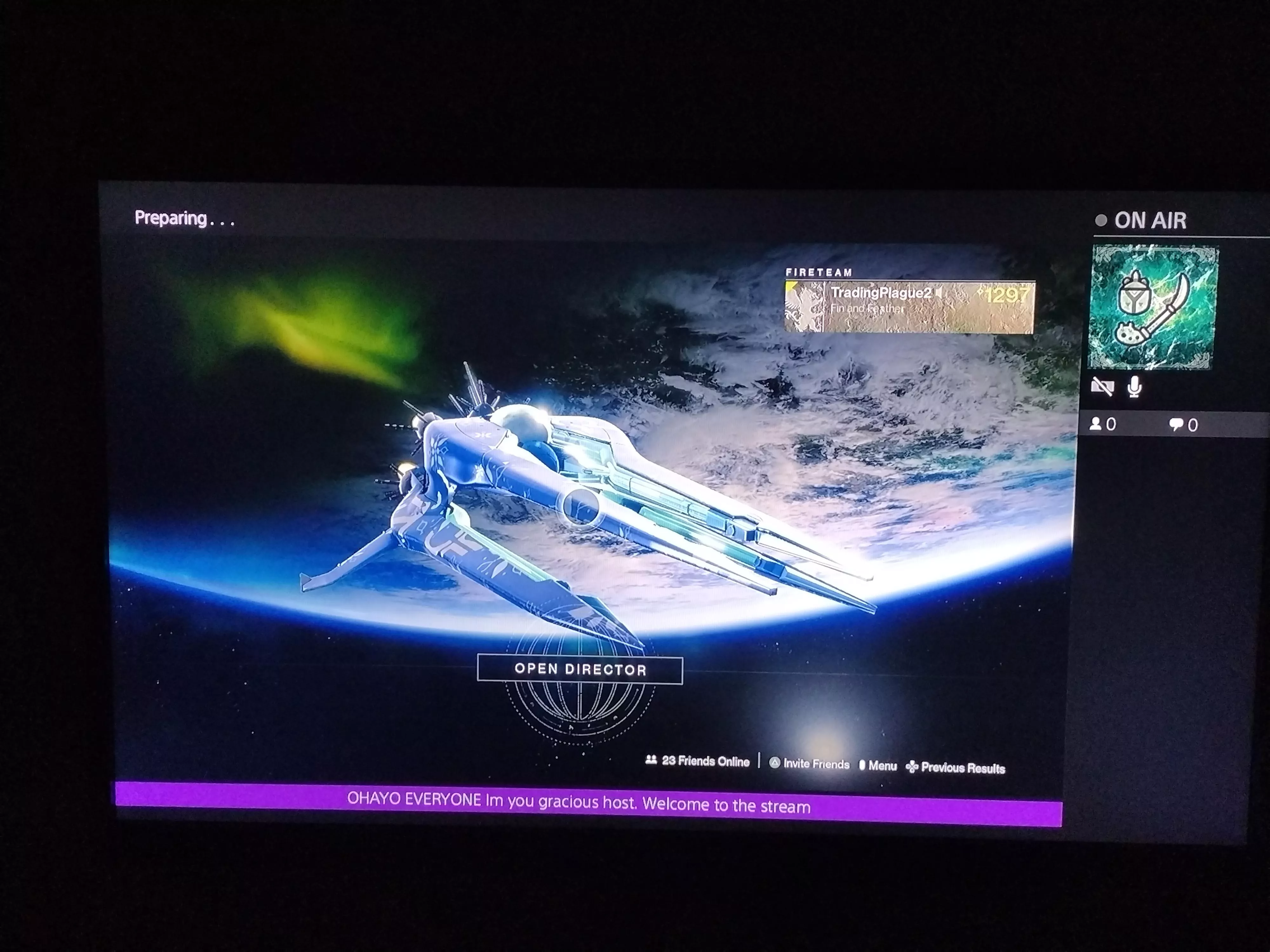 I can't stream on my PS4