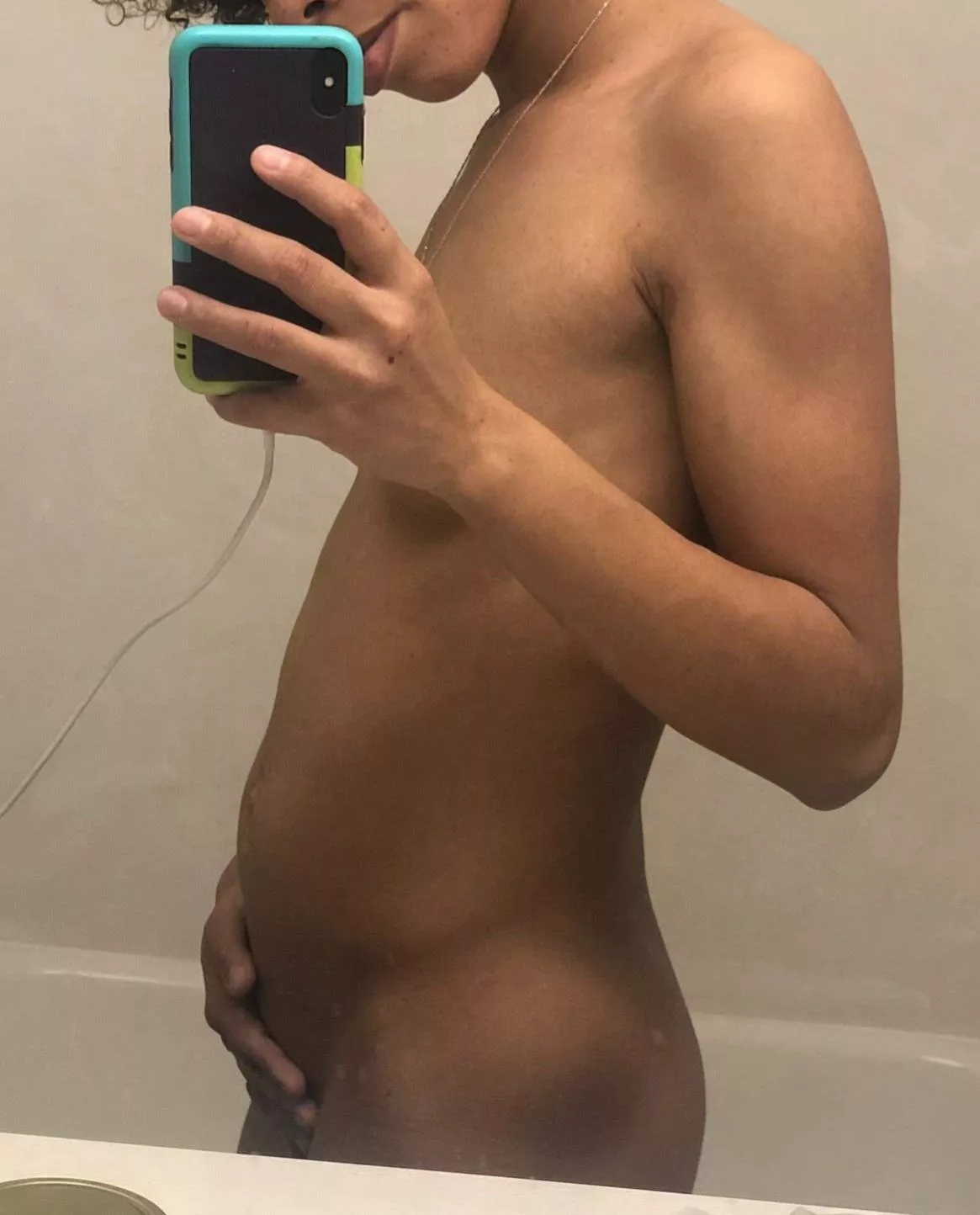 I could be carrying a white baby