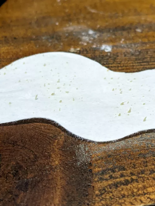 I could feel these things as I washed my face