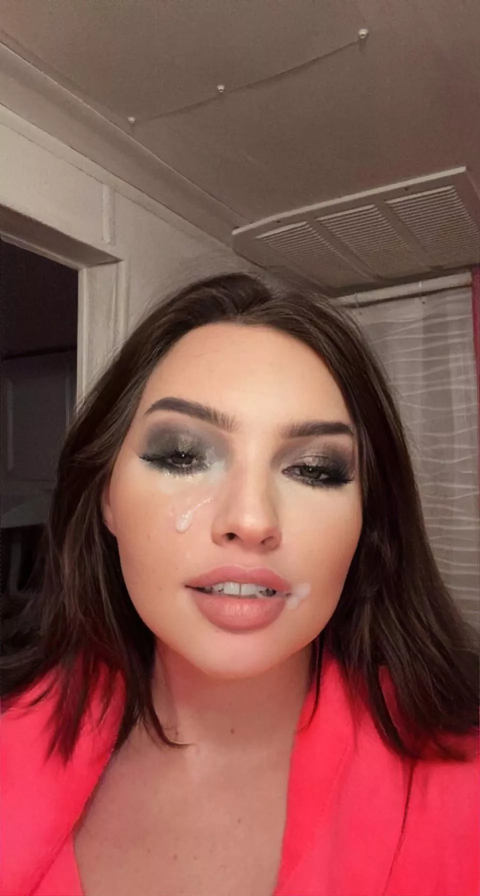 I did my makeup and he added a personal touch, what do you think? I did my makeup and he added a personal touch, what do you think?