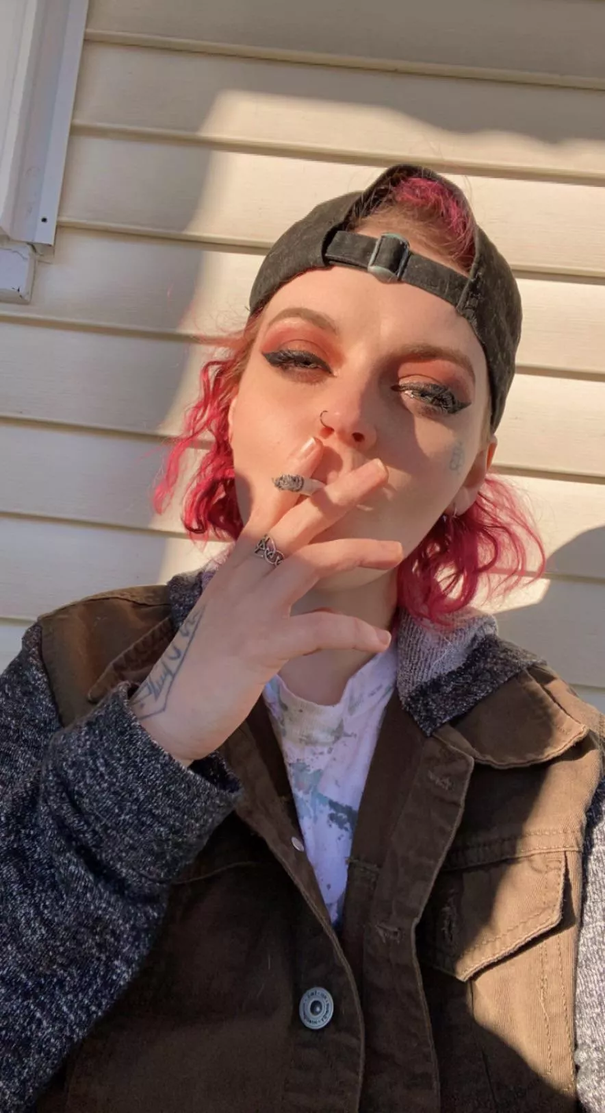 I didn’t just have the sun in my eyes I have smoke in it too. It hurt so good.