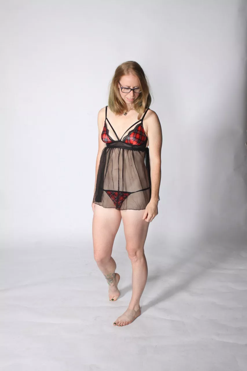 I don't know what to do with my face so I just look down