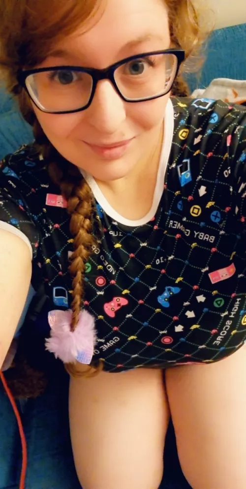 I don't normally post twice in one day, but look wt my new onesie. I love it so much!