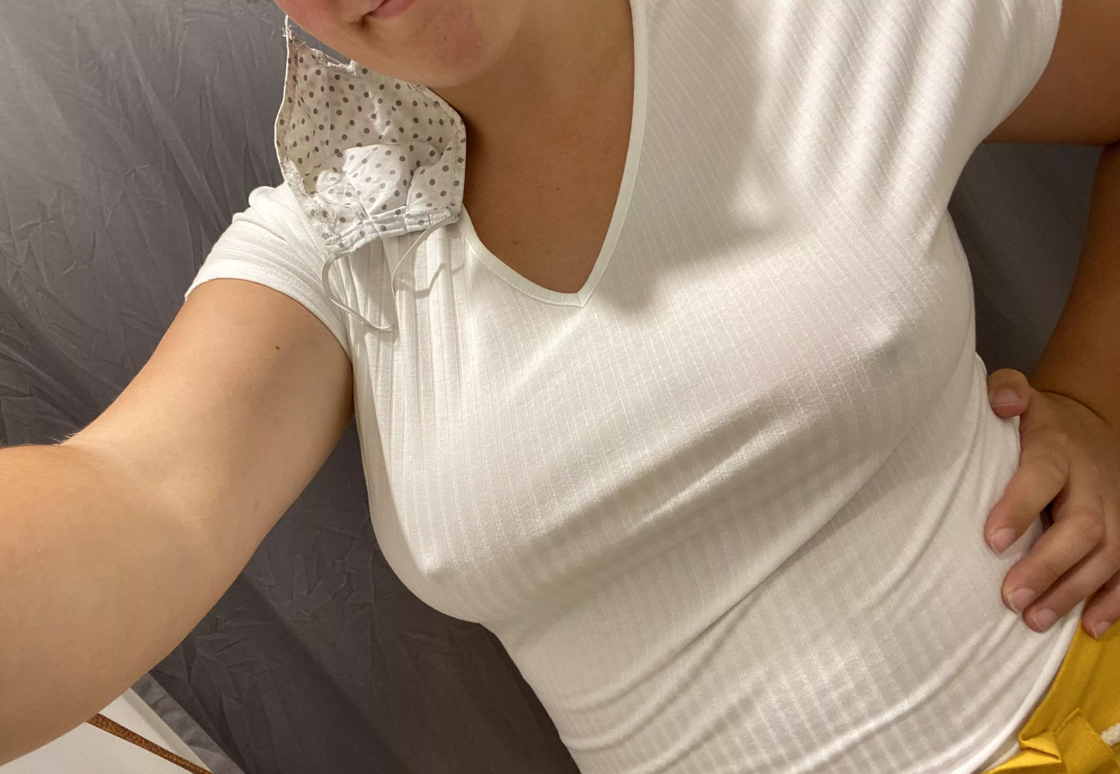 I don’t own any bras anymore 🥺