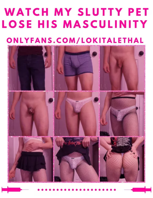 I don’t think he’s quite sissy enough yet… what do y’all think?