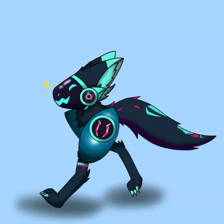 I drew a proot! (Art by me, MuffinFoxOwO on Instagram)