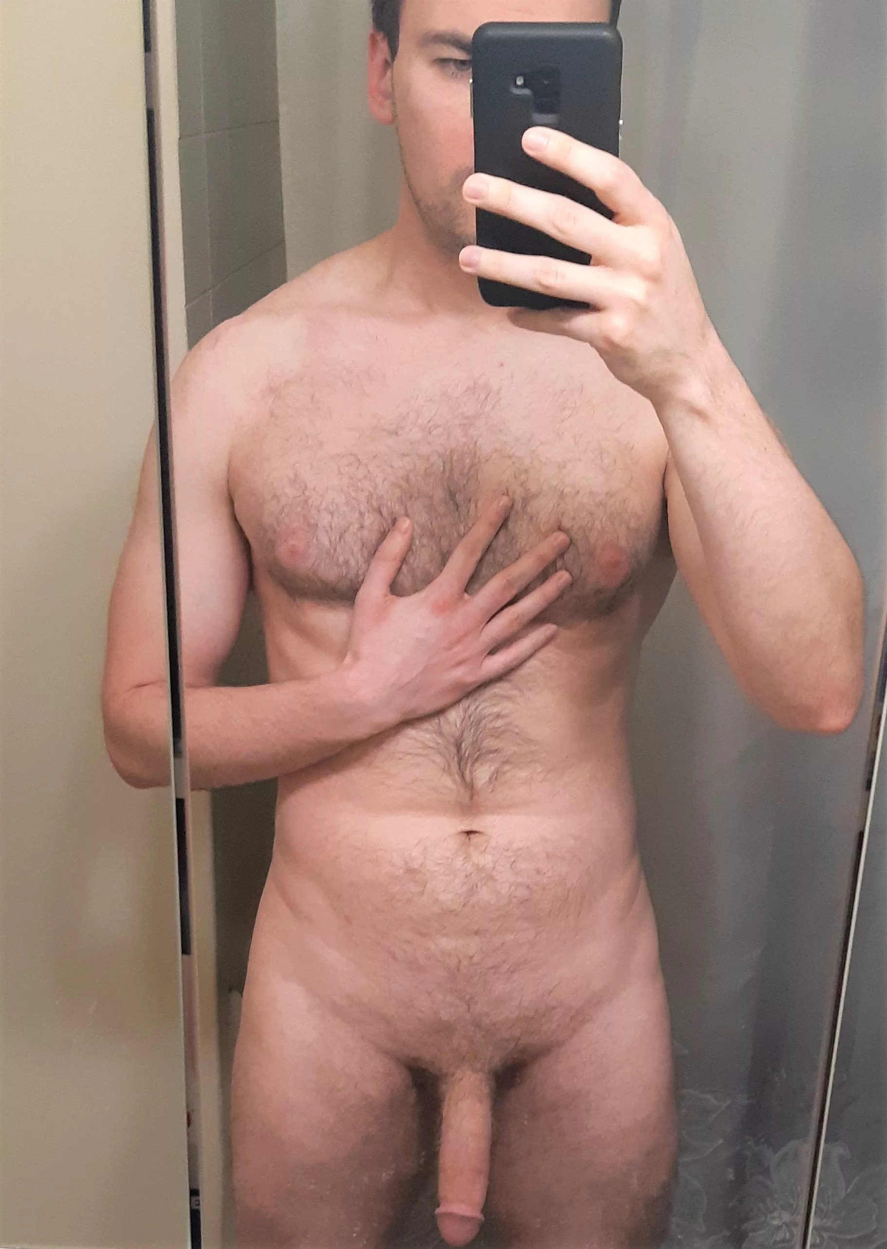 I feel most comfortable like this. I feel most comfortable like this.