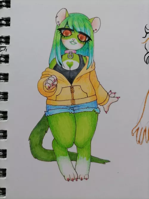 I finally designed my fursona