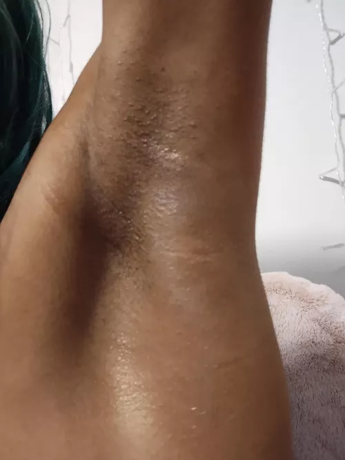 I finally got them when they were slightly sweaty