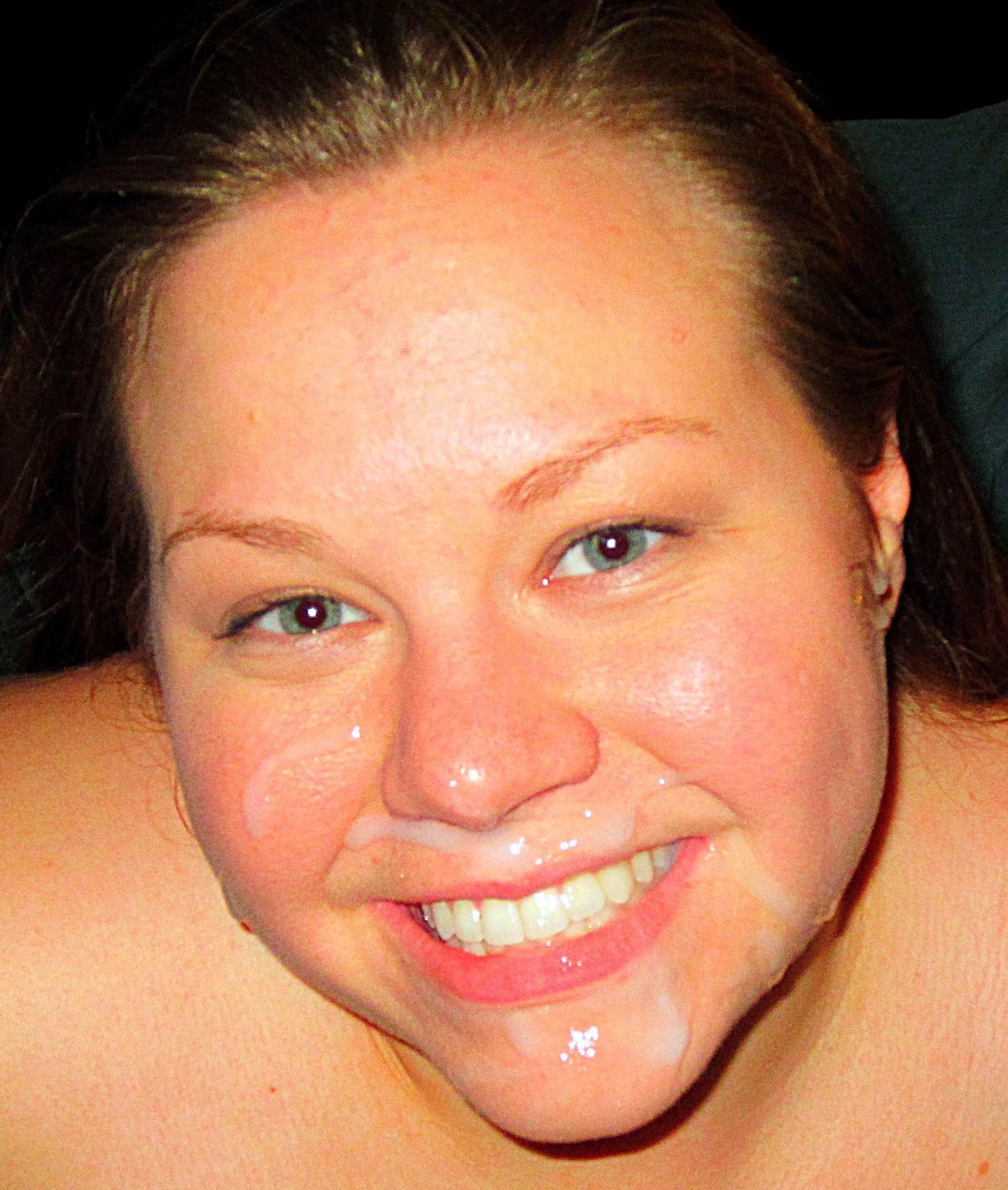 I got a load on my face, of course I’m going to be smiling! I got a load on my face, of course I’m going to be smiling!