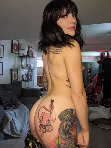 I got a new tattoo on my ass! Do you like it? [f]