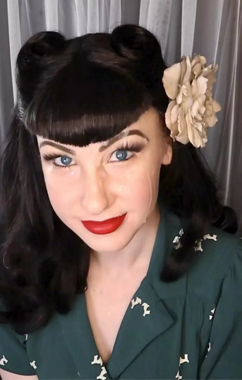 I got all done up, just to get my face finished on… I got all done up, just to get my face finished on…