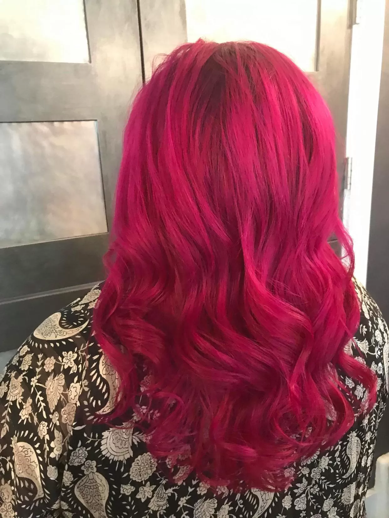 I got my pink hair again! Right in time for a new semester of school