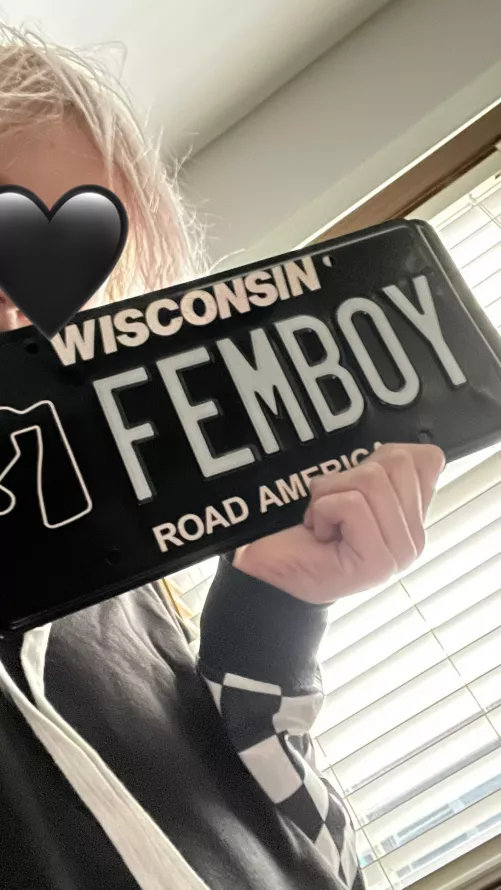 i got new plates x3