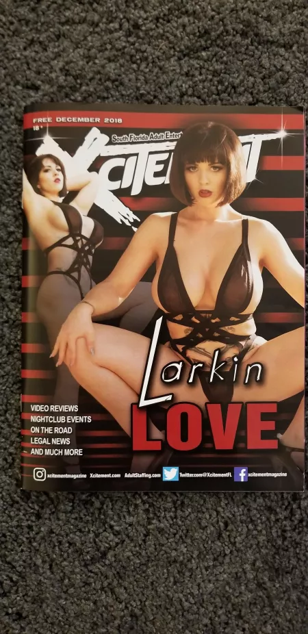 I got on the cover of one of those weird magazines you find in strip clubs in central and southern Florida. I got on the cover of one of those weird magazines you find in strip clubs in central and southern Florida.