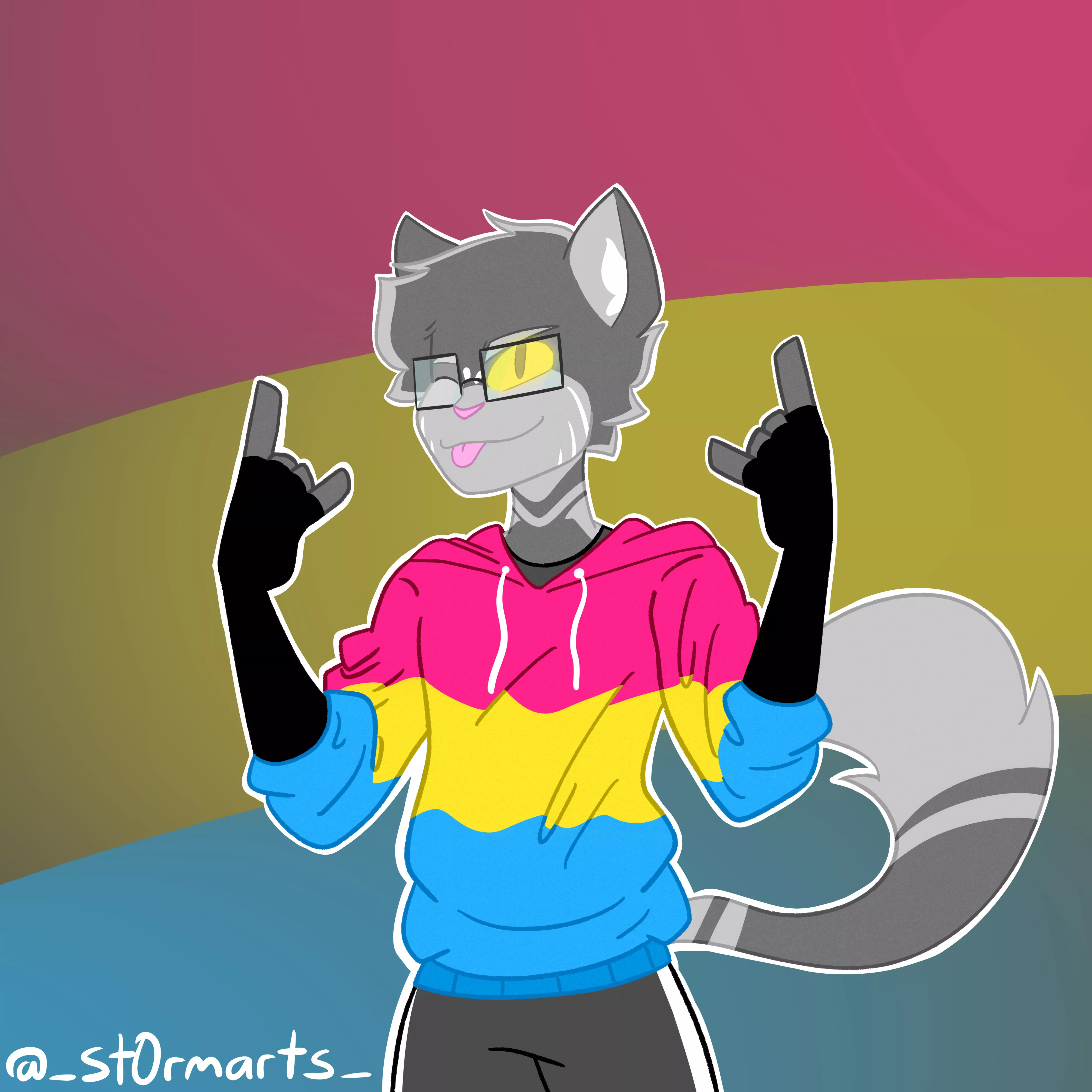 I gotta get me a hoodie like that irl (Art by me: @_st0rmarts_ on Instagram)