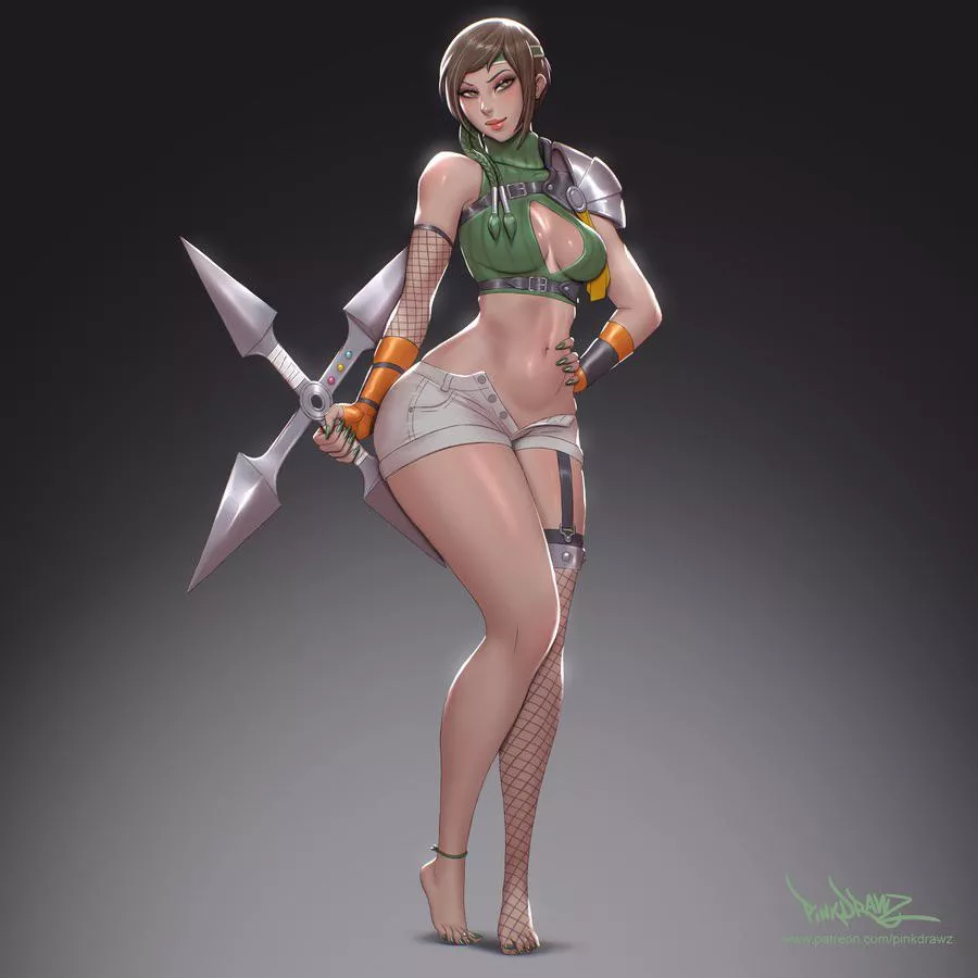 I guess I’ll be the one to start the wave of Yuffie. (By Pinkdrawz)