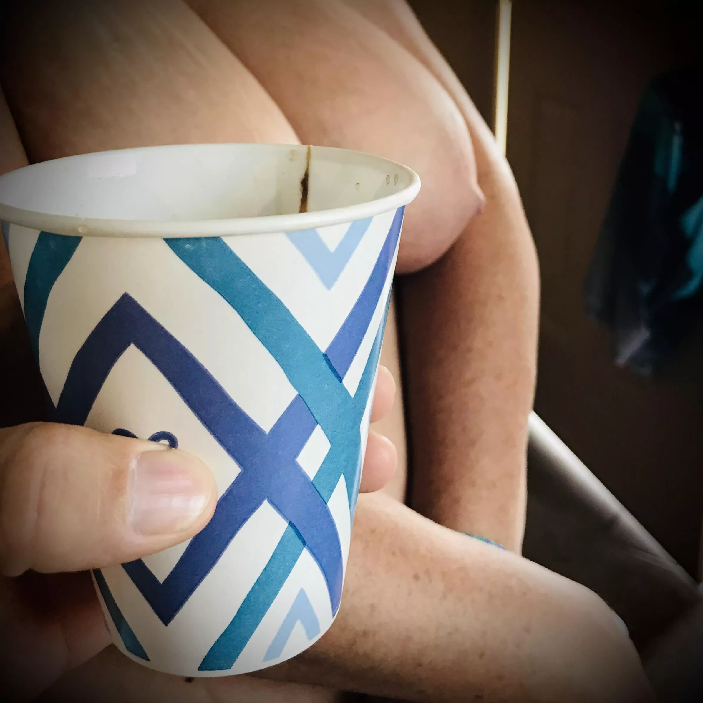 I had boobs with my coffee this morning😋 I had boobs with my coffee this morning😋
