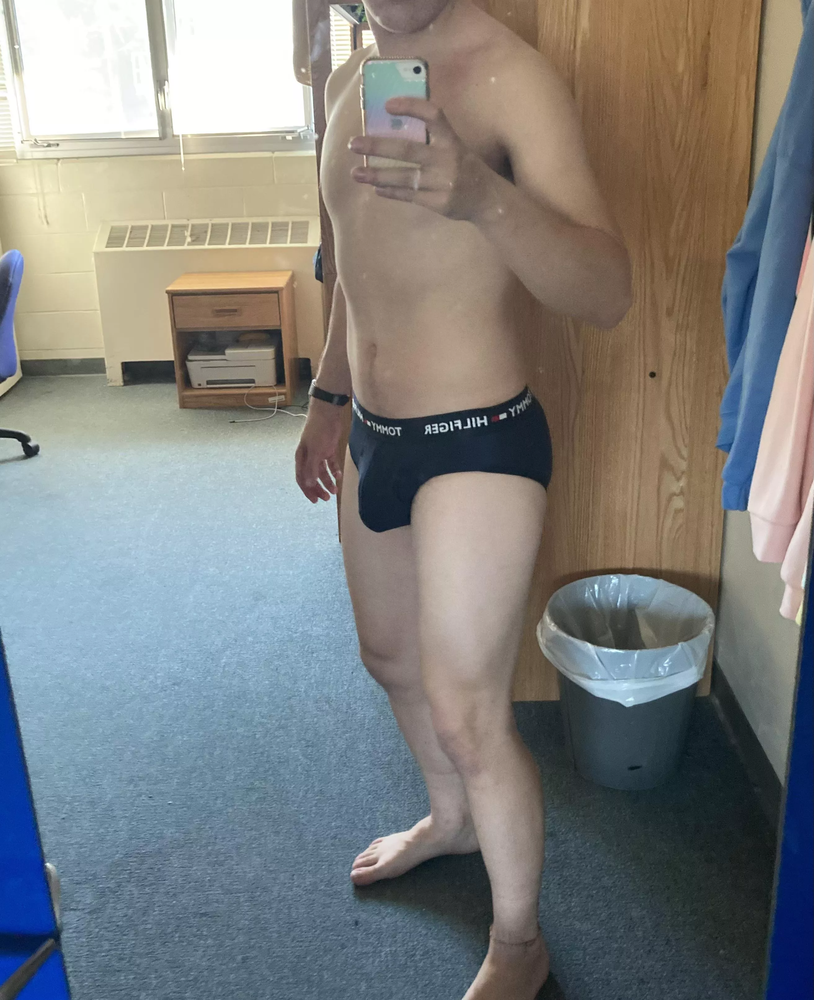 I have a few minutes before my roommate is back