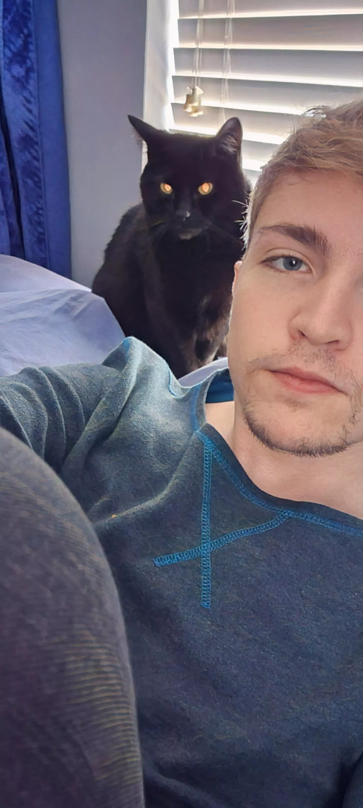 I have a visitor looks like I may be killed! 😰🤣