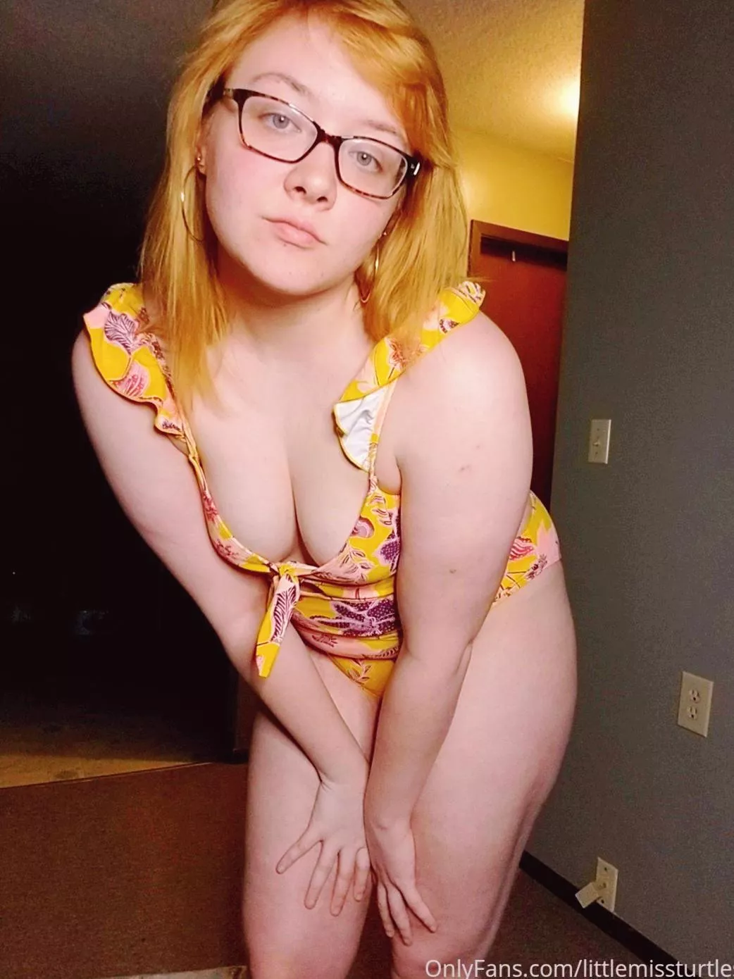 I have to keep my glasses on when i go swimming because of how blind i am. Sexy right?! Lol 🥰