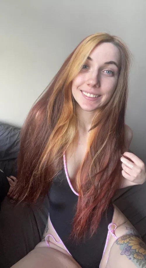 I heard redheads had more fun so I booked a hair appointment