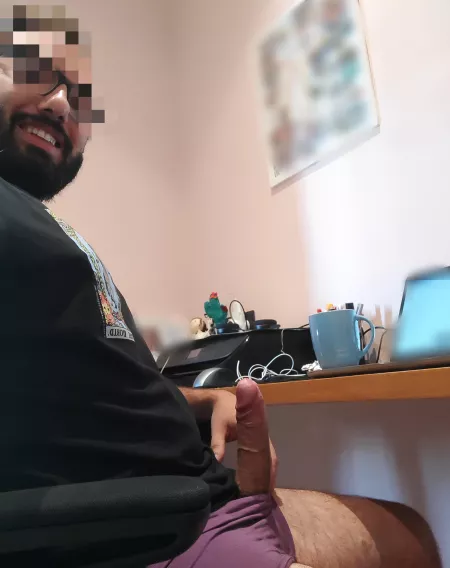 I hope I can keep my secret hidden in virtual meetings 😏😏😈😈😈🔥🔥