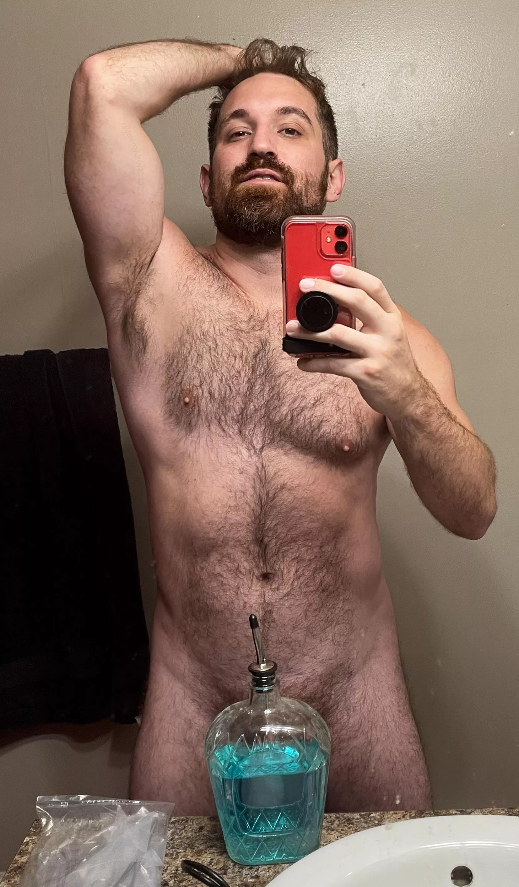 I hope I'm not the only one that uses a liquor bottle for mouthwash ?