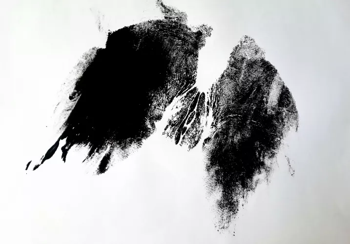 I hope this is the right place to share (couldn't find anywhere else and I'm quite proud)! I made a vulva & cheeks imprint artwork for my partner for xmas this year ❤ What I like most is how well defined the labia lines are 👌