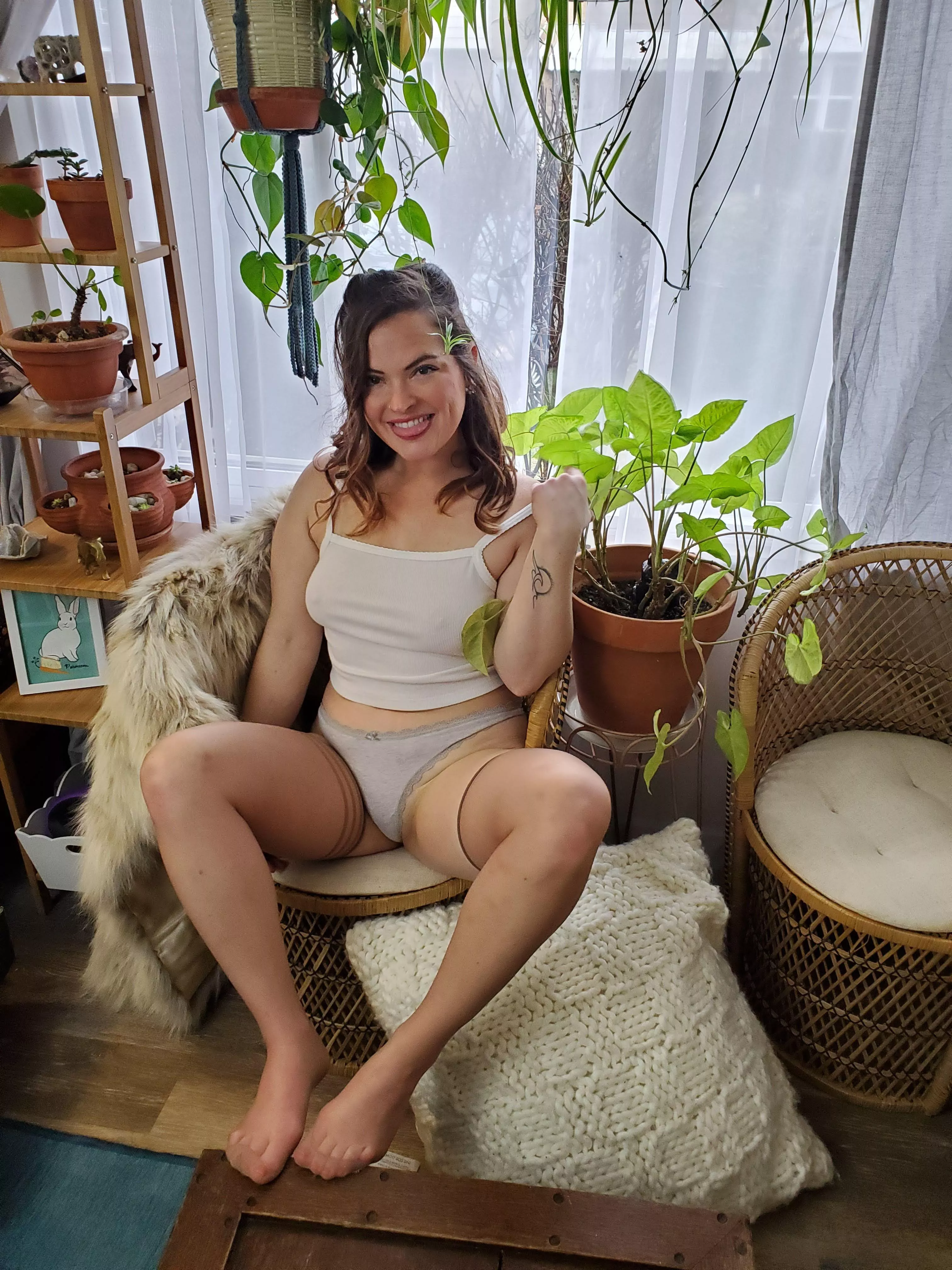 I hope you like sheer thigh highs 🥰 I hope you like sheer thigh highs 🥰