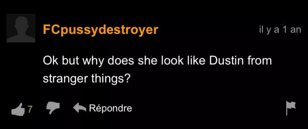 I just beat off to Dustin Female version💀ðŸ˜